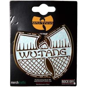 Wu-Tang Clan - White & Gold Logo Pin Badge i gruppen MERCHANDISE / Merch / Hip Hop-Rap hos Bengans Skivbutik AB (5562907)