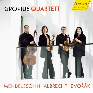 Gropius Quartett - Mendelssohn, Albrecht & Dvorak i gruppen VI TIPSER / Fredagsutgivelser / Fredag den 4:e oktober 2024 hos Bengans Skivbutik AB (5562952)