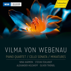  Vilma Von Webenau - Piano Quartet Cello Sonata Miniat i gruppen VI TIPSER / Fredagsutgivelser / Fredag den 4:e oktober 2024 hos Bengans Skivbutik AB (5562954)