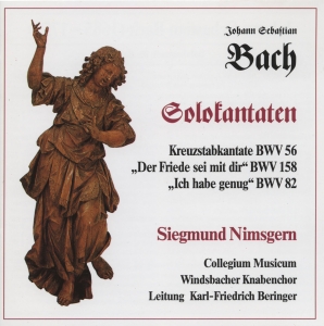 Bach Johann Sebastian - Johann Sebastian Bach - Solo Cantat i gruppen VI TIPSER / Julegavetips CD hos Bengans Skivbutik AB (5563035)