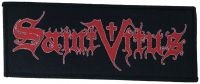 Saint Vitus - Patch Red Logo  (5,7 X  14,7 Cm) i gruppen VI TIPSER / Fredagsutgivelser / Fredag den 6:e september 2024 hos Bengans Skivbutik AB (5563251)