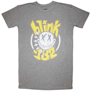 Blink-182 - Big Smile Lady Grey T-Shirt i gruppen MERCHANDISE / T-shirt / Punk hos Bengans Skivbutik AB (5563262r)