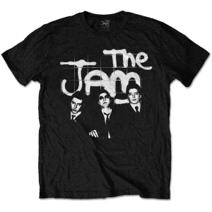 The Jam - B&W Group Shot Uni Bl T-Shirt i gruppen MERCHANDISE / T-shirt / Pop-Rock hos Bengans Skivbutik AB (5563405r)