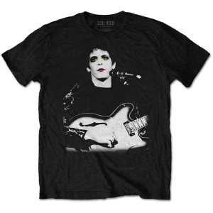 Lou Reed - Bleached Photo Uni Bl T-Shirt i gruppen MERCHANDISE / T-shirt / Pop-Rock hos Bengans Skivbutik AB (5563409r)