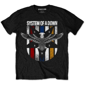 System Of A Down - Eagle Colours Uni Bl T-Shirt i gruppen MERCHANDISE / T-shirt / Metal hos Bengans Skivbutik AB (5563423r)