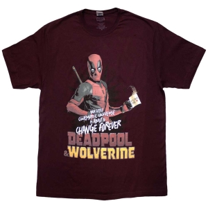 Marvel - Deadpool & Wolverine Change.. Black T-Shirt i gruppen MERCHANDISE / T-shirt / Film-Musikkkal hos Bengans Skivbutik AB (5563434r)