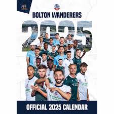 Bolton Wanderers Fc - 2025 A3 Calendar i gruppen VI TIPSER / Fredagsutgivelser / Fredag 1 november 2024 hos Bengans Skivbutik AB (5563802)