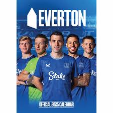 Everton Fc - 2025 A3 Calendar i gruppen MERCHANDISE / Merch / Nyheter / Sport hos Bengans Skivbutik AB (5563807)