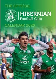 Hibs Fc  - 2025 A3 Calendar i gruppen VI TIPSER / Fredagsutgivelser / Fredag 1 november 2024 hos Bengans Skivbutik AB (5563810)