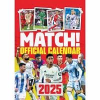 Match! Football (Magazine)  - 2025 A3 Calendar i gruppen MERCH / Kalendere 2025 / Calendars League hos Bengans Skivbutik AB (5563811)