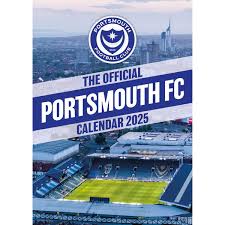 Portsmouth Fc  - 2025 A3 Calendar i gruppen VI TIPSER / Fredagsutgivelser / Fredag 1 november 2024 hos Bengans Skivbutik AB (5563813)