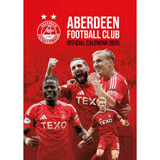 Aberdeen Fc  - 2025 A3 Calendar i gruppen VI TIPSER / Fredagsutgivelser / Fredag 1 november 2024 hos Bengans Skivbutik AB (5563820)