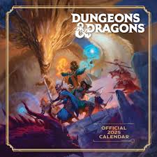 Dungeons & Dragons - 2025 Square Calendar i gruppen VI TIPSER / Fredagsutgivelser / Fredag den 18:e oktober 2024 hos Bengans Skivbutik AB (5563828)