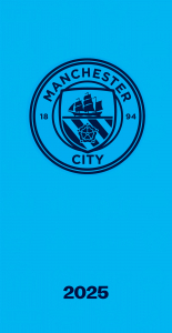 Manchester City Fc  - 2025 Slim Diary i gruppen MERCH / Kalendere 2025 / Calendars League hos Bengans Skivbutik AB (5563848)