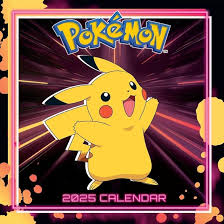 Pokemon - 2025 Square Calendar i gruppen MERCHANDISE / Merch / Spel hos Bengans Skivbutik AB (5563853)