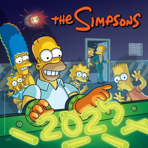 The Simpsons  - 2025 Square Calendar i gruppen MERCHANDISE / Merch / TV-serie hos Bengans Skivbutik AB (5563855)