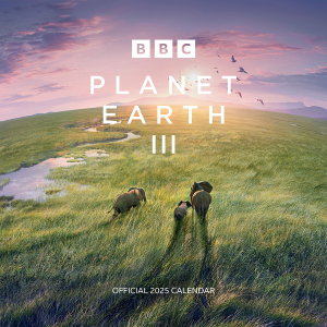 Bbc Earth  - 2025 Square Calendar i gruppen MERCHANDISE / Merch / TV-serie hos Bengans Skivbutik AB (5563858)