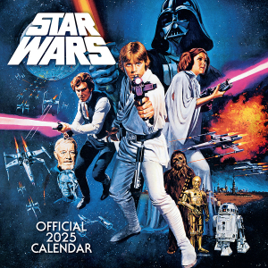 Star Wars Classic - 2025 Square Calendar i gruppen MERCHANDISE / Merch / Film-Musikkkal hos Bengans Skivbutik AB (5563861)