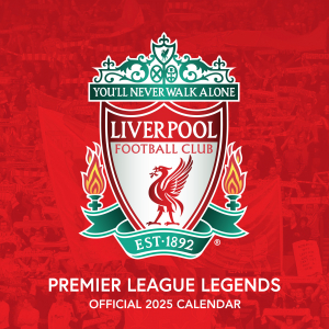 Liverpool Fc - Legends 2025 Square Calendar i gruppen MERCHANDISE / Merch / Sport hos Bengans Skivbutik AB (5563866)