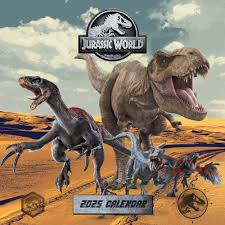 Jurassic World  - 2025 Square Calendar i gruppen VI TIPSER / Fredagsutgivelser / Fredag den 13:e september 2024 hos Bengans Skivbutik AB (5563870)