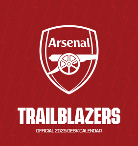 Arsenal Fc  - 2025 Desk Easel Calendar i gruppen MERCH / Kalendere 2025 / Calendars League hos Bengans Skivbutik AB (5563874)