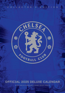 Chelsea Fc  - 2025 A3 Deluxe Calendar i gruppen MERCH / Kalendere 2025 / Calendars League hos Bengans Skivbutik AB (5563875)