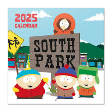 South Park - 2025 30X30 Calendar i gruppen MERCHANDISE / Merch / TV-serie hos Bengans Skivbutik AB (5563878)