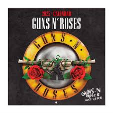 Guns N Roses  - 2025 30X30 Calendar i gruppen MERCHANDISE / Merch / Metal hos Bengans Skivbutik AB (5563879)