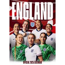 England Women's Football - 2025 A3 Calendar i gruppen MERCHANDISE / Merch / Sport hos Bengans Skivbutik AB (5563885)