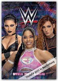 Wwe Women  - 2025 A3 Calendar i gruppen MERCHANDISE / Merch / Sport hos Bengans Skivbutik AB (5563888)