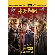 Harry Potter - 2025 A3 Change It Up Calendar i gruppen MERCHANDISE / Merch / Film-Musikkkal hos Bengans Skivbutik AB (5563889)