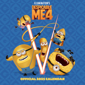 Despicable Me 4 Movie  - 2025 Square Calendar i gruppen MERCHANDISE / Merch / Film-Musikkkal hos Bengans Skivbutik AB (5563891)