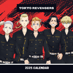 Tokyo Revengers  - 2025 Square Calendar i gruppen MERCHANDISE / Merch / Film-Musikkkal hos Bengans Skivbutik AB (5563896)