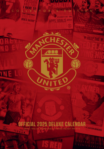 Manchester United Fc  - 2025 A3 Deluxe Calendar i gruppen MERCH / Kalendere 2025 / Calendars League hos Bengans Skivbutik AB (5563906)