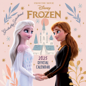 Disney Frozen  - 2025 Square Calendar i gruppen MERCHANDISE / Merch / Film-Musikkkal hos Bengans Skivbutik AB (5563917)