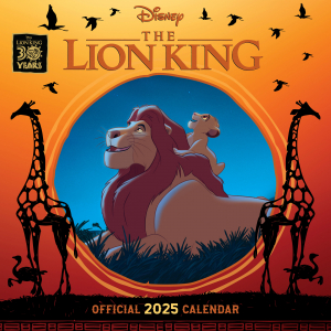 Lion King - 2025 Square Calendar i gruppen MERCHANDISE / Merch / Film-Musikkkal hos Bengans Skivbutik AB (5563918)