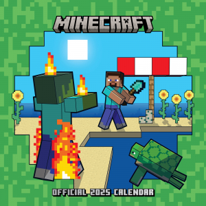 Minecraft - 2025 Square Calendar i gruppen MERCHANDISE / Merch / Spel hos Bengans Skivbutik AB (5563923)