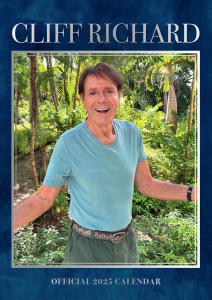 Cliff Richard - 2025 A3 Calendar i gruppen MERCHANDISE / Merch / Pop-Rock hos Bengans Skivbutik AB (5563924)