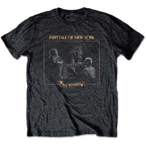 Pogues - Fairytale Piano Uni Heather T-Shirt i gruppen MERCHANDISE / T-shirt / Irsk Musikkk hos Bengans Skivbutik AB (5564331r)