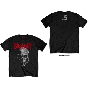 Slipknot - Gray Chapter Skull Uni Bl T-Shirt i gruppen MERCHANDISE / T-shirt / Metal hos Bengans Skivbutik AB (5564335r)