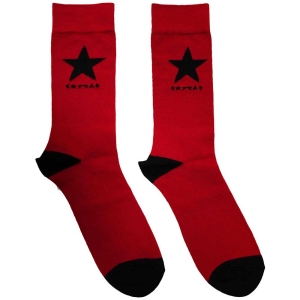 David Bowie - Blackstar Uni Red Socks (Eu 39-45) i gruppen MERCHANDISE / Merch / Pop-Rock hos Bengans Skivbutik AB (5564493)