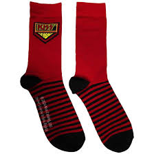 Kiss - Army Uni Red Socks (Eu 39-45) i gruppen MERCHANDISE / Merch / Metal hos Bengans Skivbutik AB (5564504)