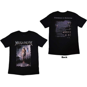 Megadeth - Countdown Uni Bl T-Shirt i gruppen MERCHANDISE / T-shirt / Metal hos Bengans Skivbutik AB (5564549r)