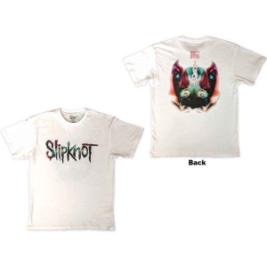 Slipknot - Adderall Faceback Uni Wht T-Shirt i gruppen MERCHANDISE / T-shirt / Metal hos Bengans Skivbutik AB (5564553r)