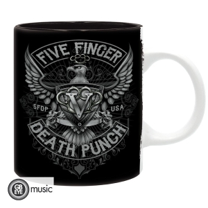 Five Finger Death Punch - Mug - 320 Ml - Eagle i gruppen MERCHANDISE / Merch / Metal hos Bengans Skivbutik AB (5564636)