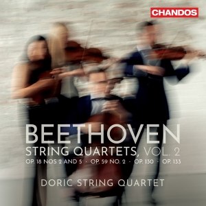 Doric String Quartet - Beethoven: String Quartets, Vol. 2 i gruppen VI TIPSER / Fredagsutgivelser / Fredag den 18:e oktober 2024 hos Bengans Skivbutik AB (5565195)