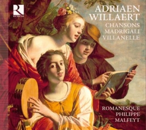 Willaert Adriaen - Chansons / Madrigali / Villanelle i gruppen Externt_Lager / Naxoslager hos Bengans Skivbutik AB (556529)