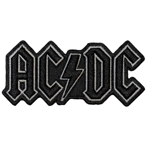 Ac/Dc - Black Logo Woven Patch i gruppen MERCHANDISE / Merch / Metal hos Bengans Skivbutik AB (5565556)