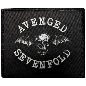 Avenged Sevenfold - Deathbat Crest Printed Patch i gruppen MERCHANDISE / Merch / Metal hos Bengans Skivbutik AB (5565559)