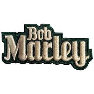 Bob Marley - Text Logo Woven Patch i gruppen MERCHANDISE / Merch / Reggae hos Bengans Skivbutik AB (5565567)